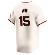 Cream Elite Mike Ivie Men's San Francisco Giants Home Jersey