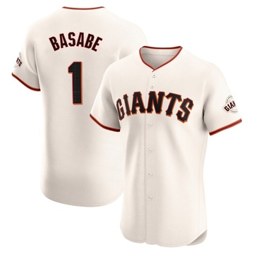 Cream Elite Osleivis Basabe Men's San Francisco Giants Home Jersey