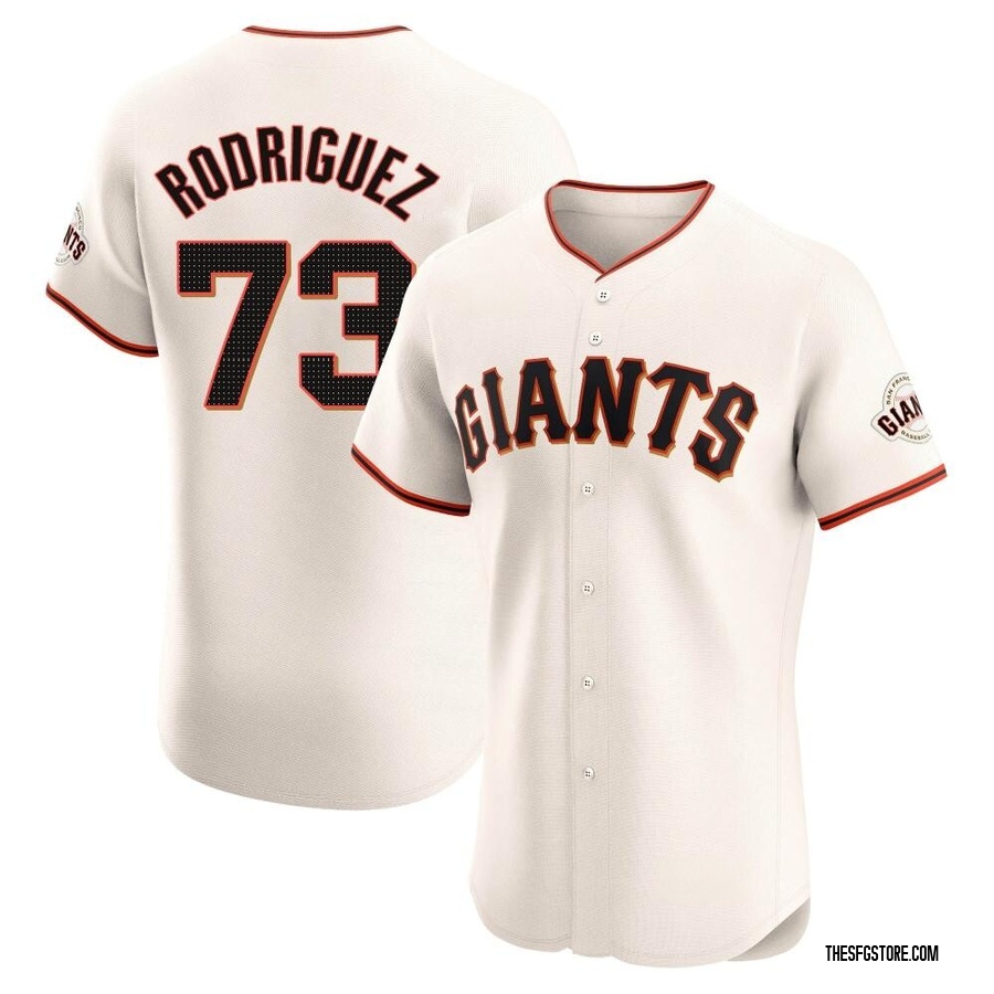 Cream Elite Randy Rodriguez Men's San Francisco Giants Home Jersey