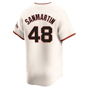 Cream Elite Reiver Sanmartin Men's San Francisco Giants Home Jersey