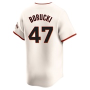 Cream Elite Ryan Borucki Men's San Francisco Giants Home Jersey