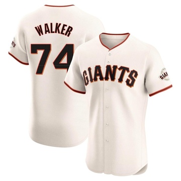 Cream Elite Ryan Walker Men's San Francisco Giants Home Jersey