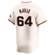 Cream Elite Sean Hjelle Men's San Francisco Giants Home Jersey