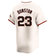 Cream Elite Shawon Dunston Men's San Francisco Giants Home Jersey