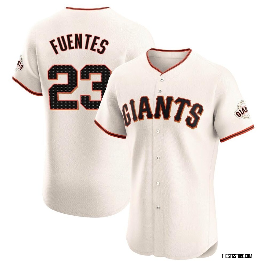 Cream Elite Tito Fuentes Men's San Francisco Giants Home Jersey