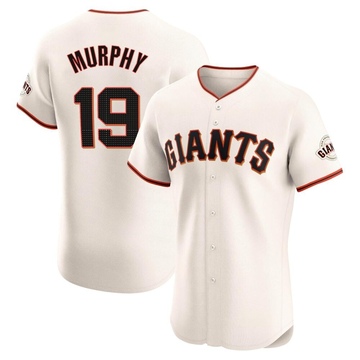 Cream Elite Tom Murphy Men's San Francisco Giants Home Jersey