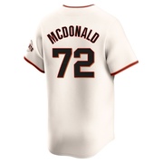 Cream Elite Trevor McDonald Men's San Francisco Giants Home Jersey