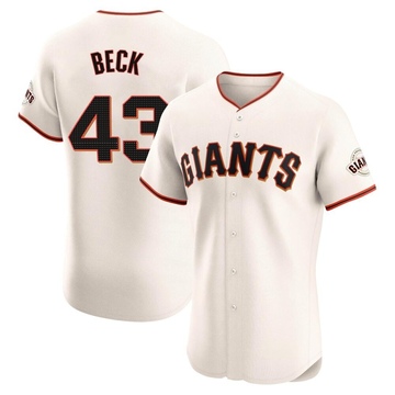 Cream Elite Tristan Beck Men's San Francisco Giants Home Jersey