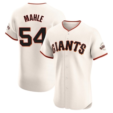 Cream Elite Tyler Mahle Men's San Francisco Giants Home Jersey