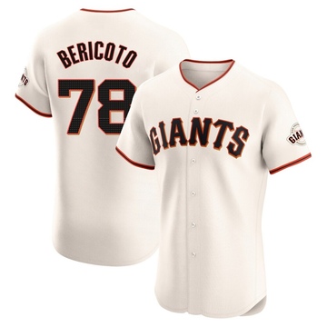 Cream Elite Victor Bericoto Men's San Francisco Giants Home Jersey