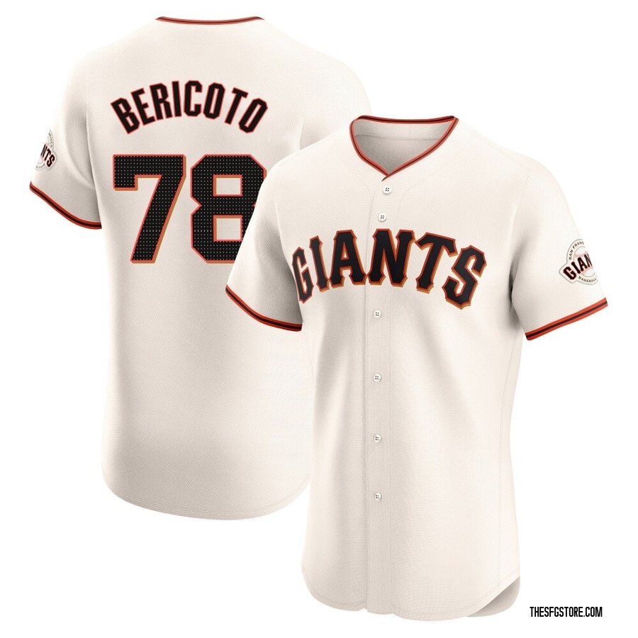 Cream Elite Victor Bericoto Men's San Francisco Giants Home Jersey