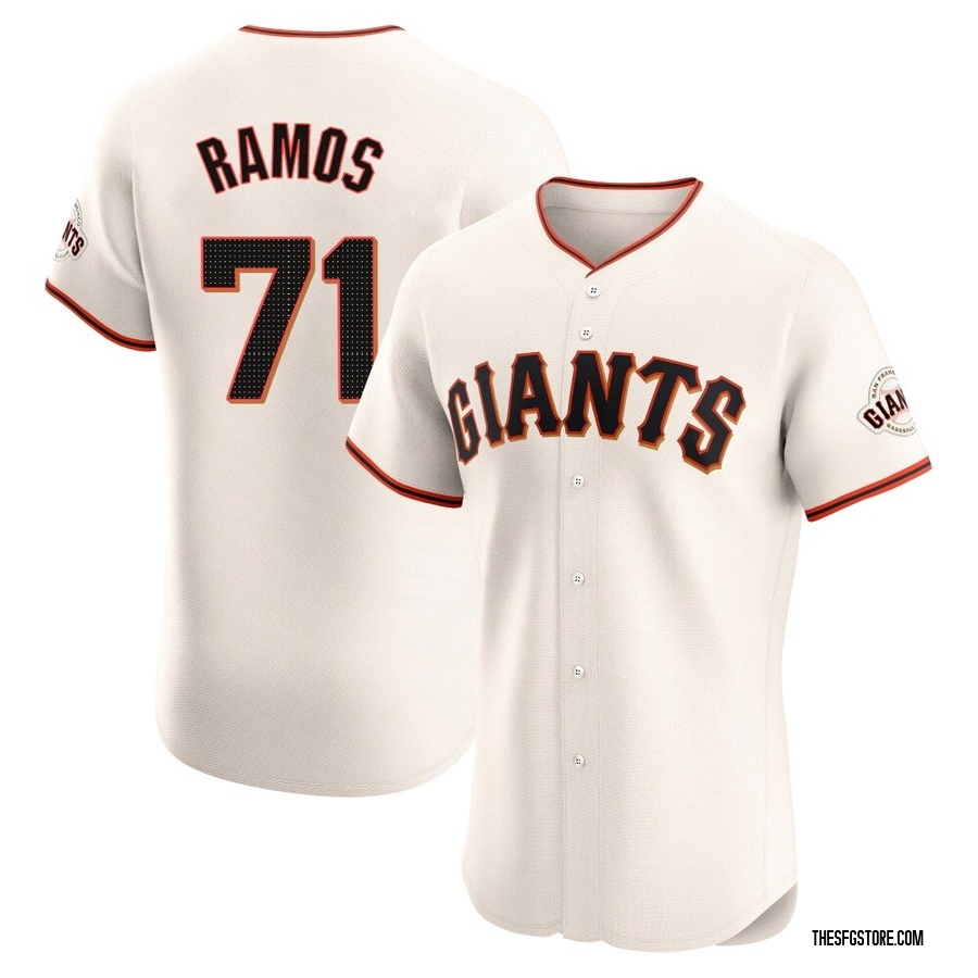 Cream Elite Wilkin Ramos Men's San Francisco Giants Home Jersey