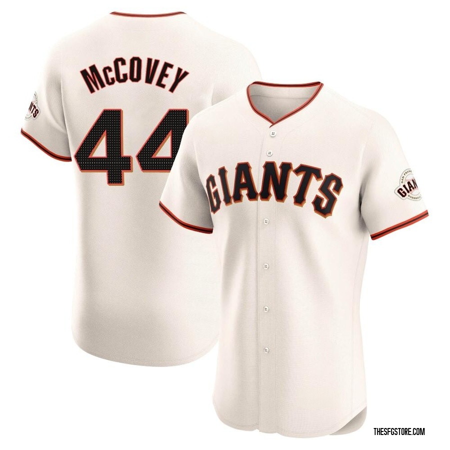 Cream Elite Willie McCovey Men's San Francisco Giants Home Jersey