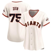 Cream Limited Barry Zito Women's San Francisco Giants Home Jersey