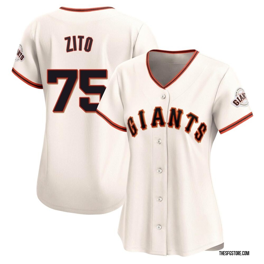 Cream Limited Barry Zito Women's San Francisco Giants Home Jersey