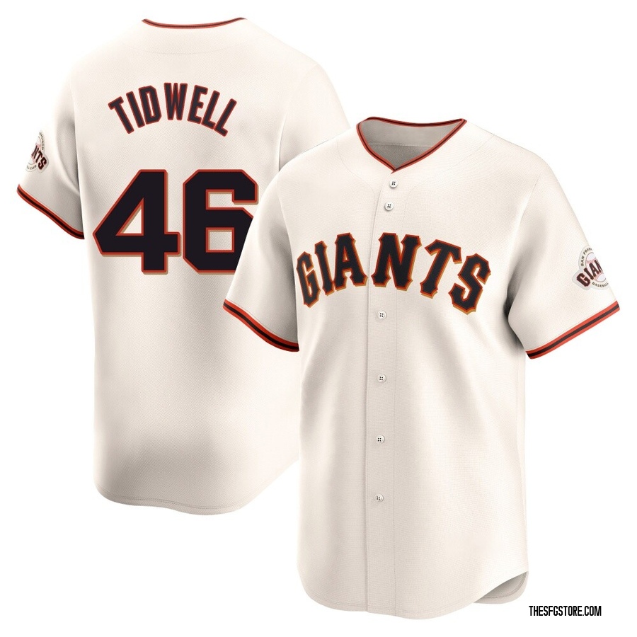 Cream Limited Blade Tidwell Men's San Francisco Giants Home Jersey