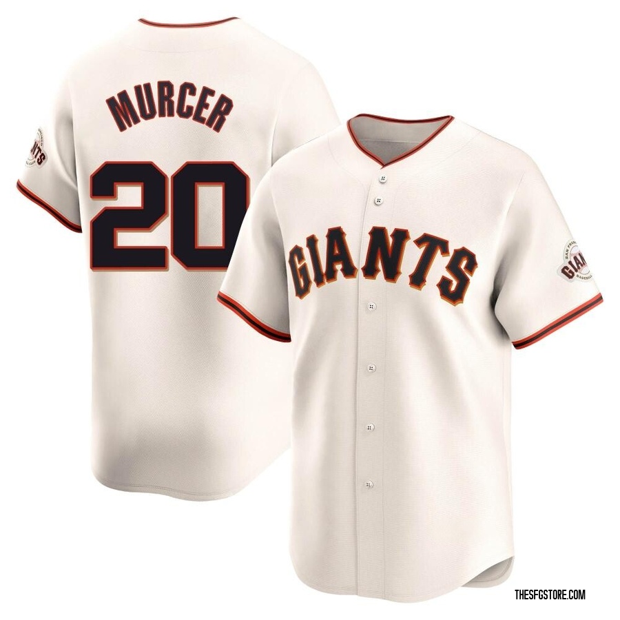 Cream Limited Bobby Murcer Men's San Francisco Giants Home Jersey