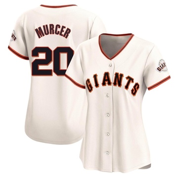Cream Limited Bobby Murcer Women's San Francisco Giants Home Jersey