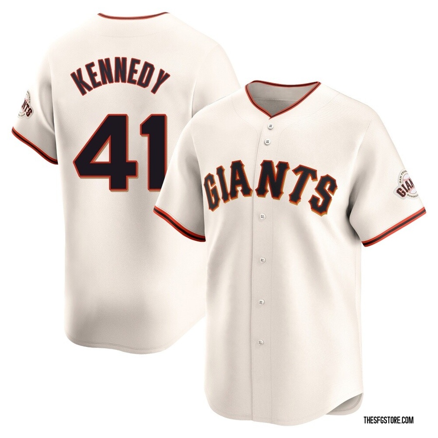 Cream Limited Buddy Kennedy Youth San Francisco Giants Home Jersey