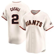 Cream Limited Curt Casali Youth San Francisco Giants Home Jersey