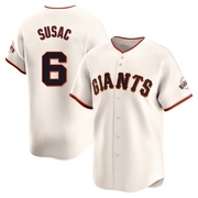 Cream Limited Daniel Susac Youth San Francisco Giants Home Jersey