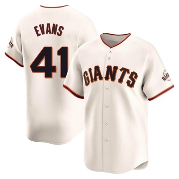 Cream Limited Darrell Evans Men's San Francisco Giants Home Jersey