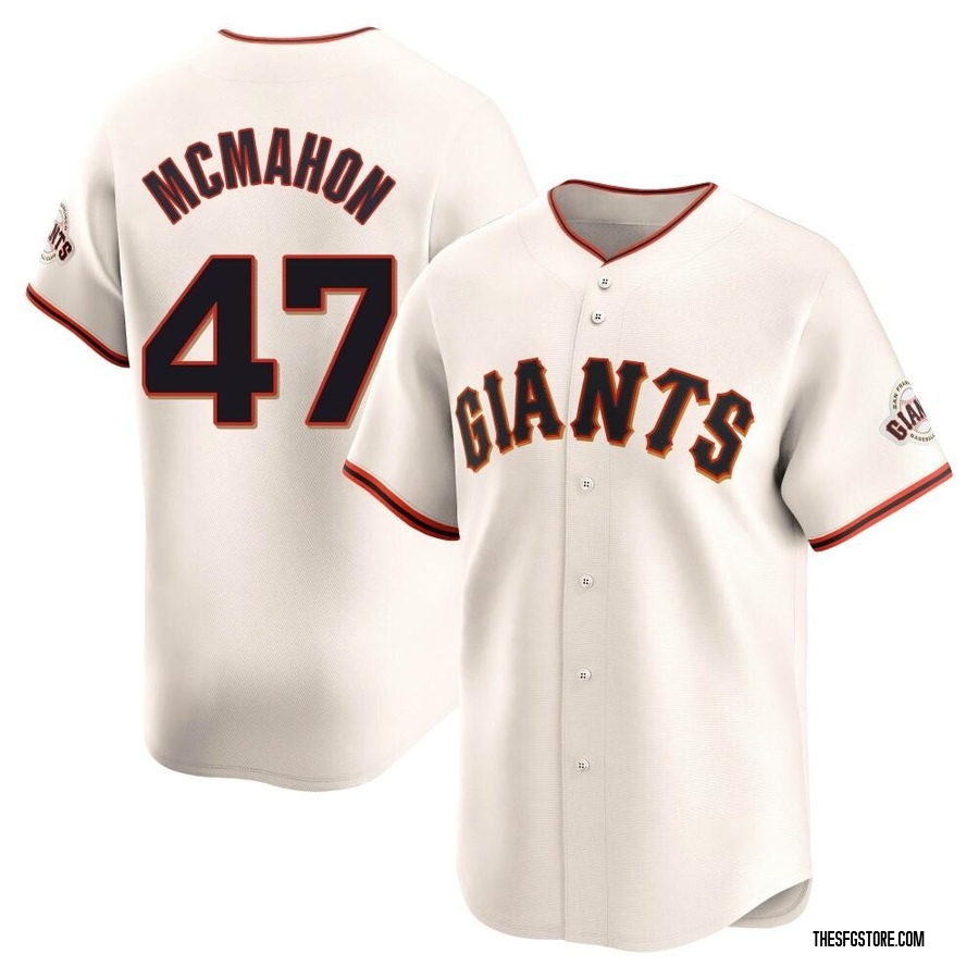 Cream Limited Don Mcmahon Youth San Francisco Giants Home Jersey