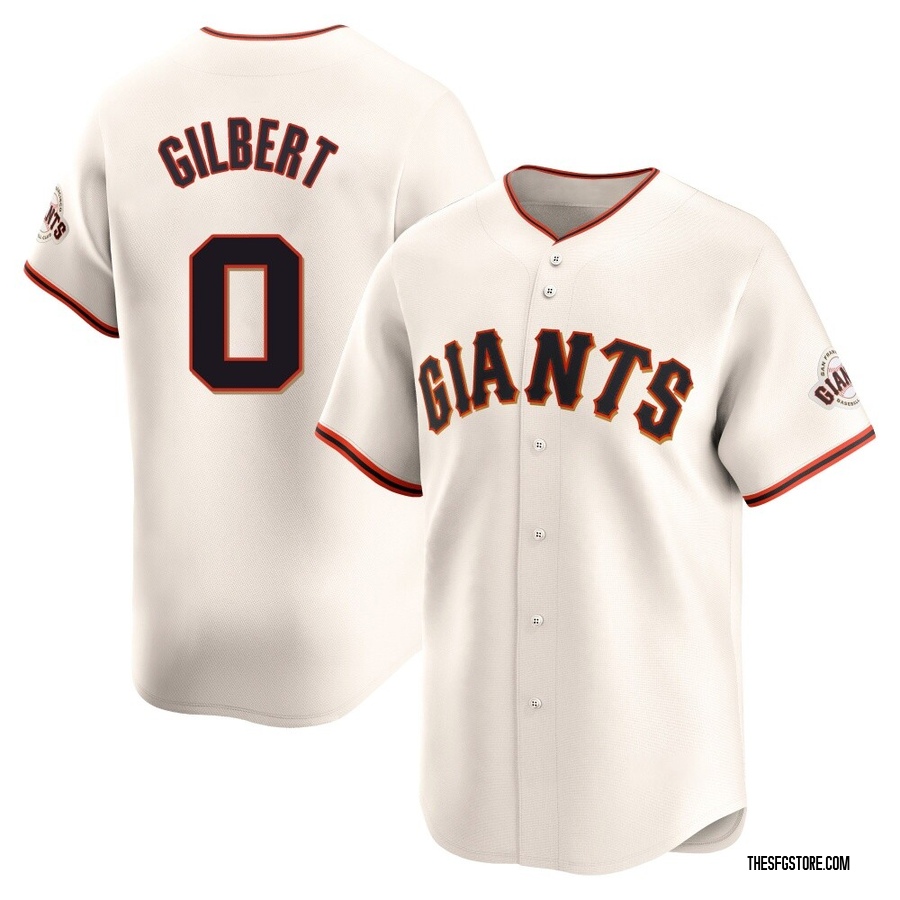 Cream Limited Drew Gilbert Men's San Francisco Giants Home Jersey