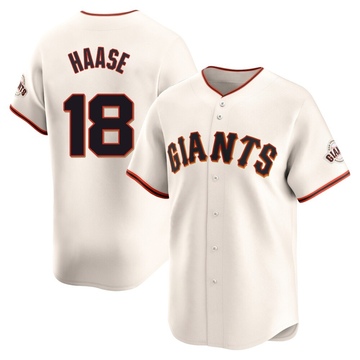Cream Limited Eric Haase Youth San Francisco Giants Home Jersey