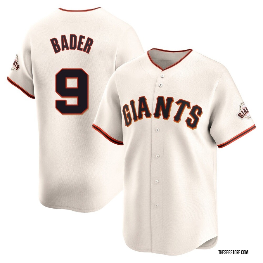 Cream Limited Harrison Bader Youth San Francisco Giants Home Jersey