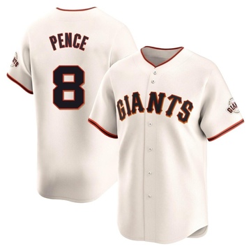 Cream Limited Hunter Pence Men's San Francisco Giants Home Jersey
