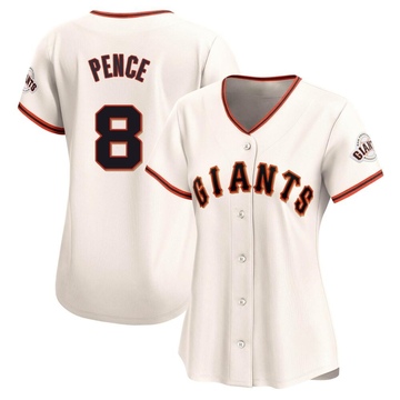 Cream Limited Hunter Pence Women's San Francisco Giants Home Jersey