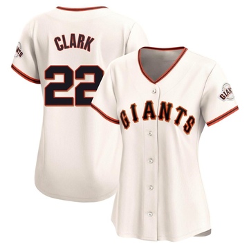 Cream Limited Jack Clark Women's San Francisco Giants Home Jersey
