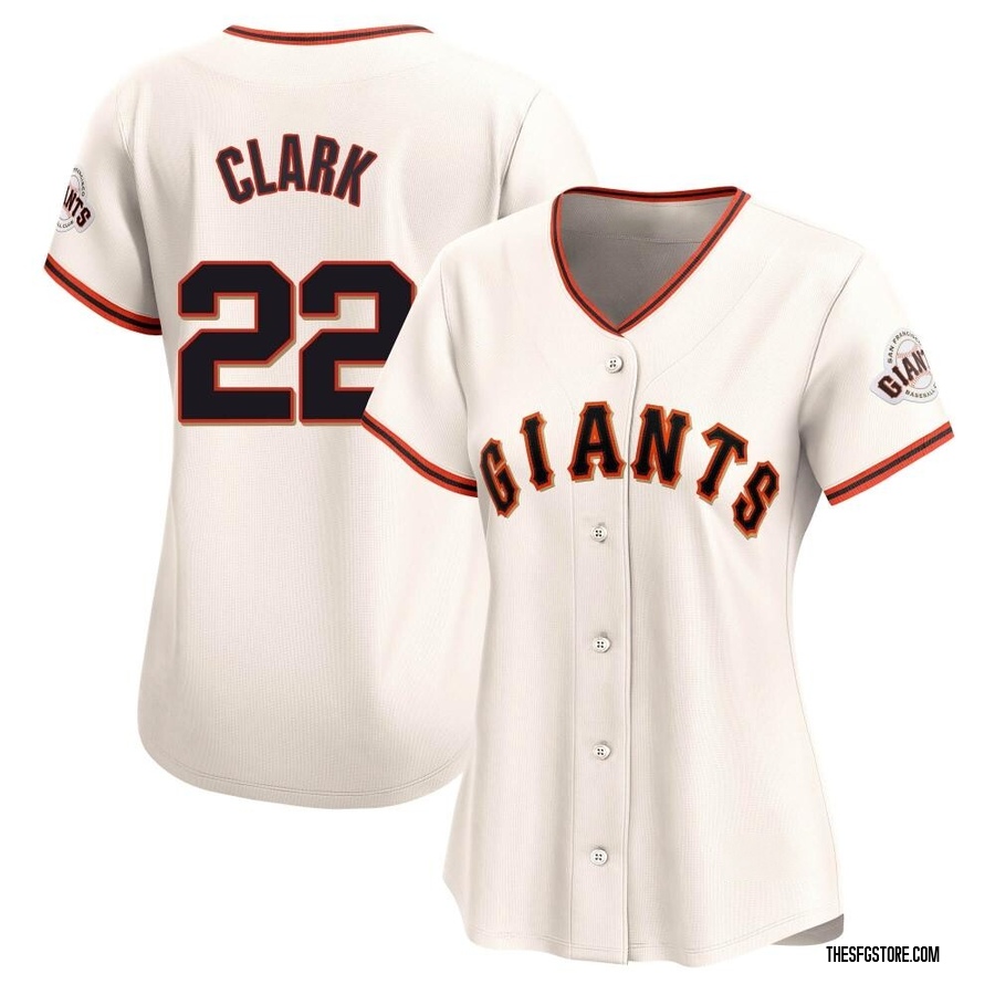 Cream Limited Jack Clark Women's San Francisco Giants Home Jersey