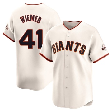 Cream Limited Joey Wiemer Youth San Francisco Giants Home Jersey