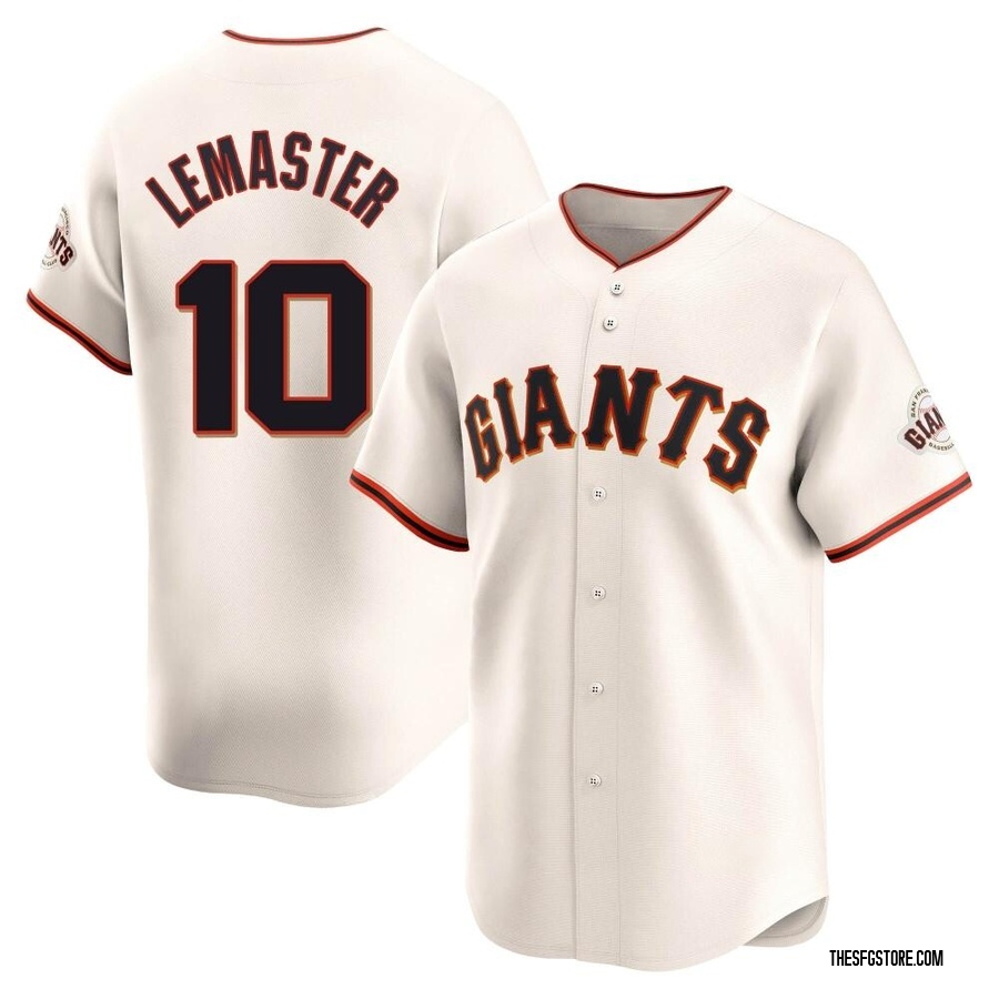 Cream Limited Johnnie Lemaster Men's San Francisco Giants Home Jersey