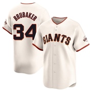 Cream Limited JT Brubaker Men's San Francisco Giants Home Jersey