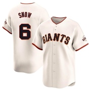 Cream Limited J.t. Snow Youth San Francisco Giants Home Jersey