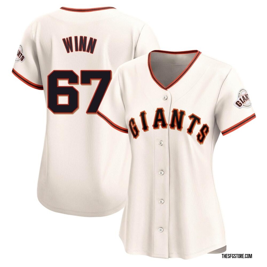 Cream Limited Keaton Winn Women's San Francisco Giants Home Jersey