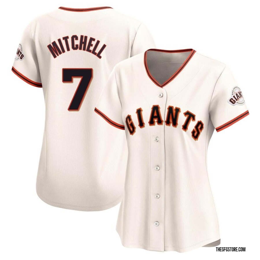 Cream Limited Kevin Mitchell Women's San Francisco Giants Home Jersey
