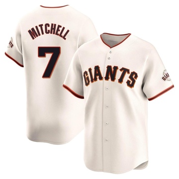 Cream Limited Kevin Mitchell Youth San Francisco Giants Home Jersey