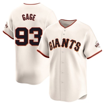 Cream Limited Matt Gage Youth San Francisco Giants Home Jersey