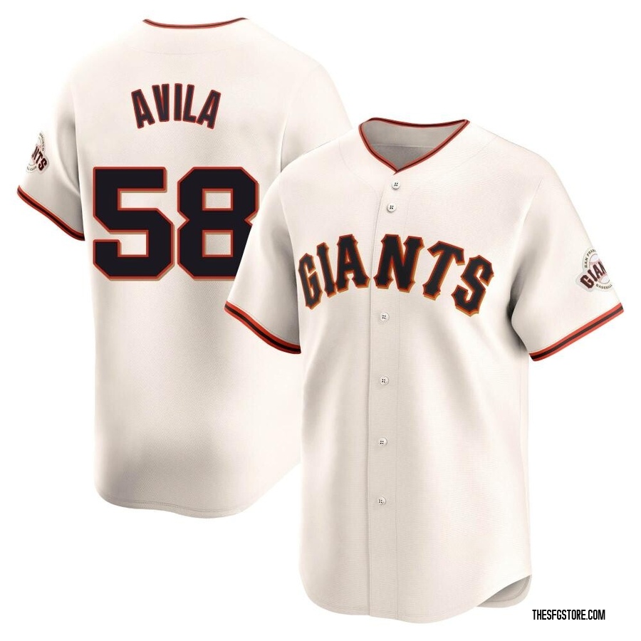 Cream Limited Nick Avila Men's San Francisco Giants Home Jersey