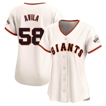 Cream Limited Nick Avila Women's San Francisco Giants Home Jersey