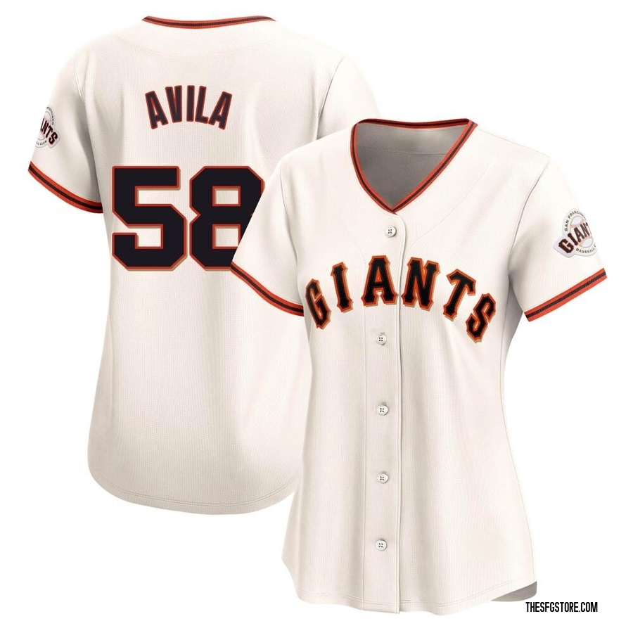 Cream Limited Nick Avila Women's San Francisco Giants Home Jersey