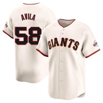 Cream Limited Nick Avila Youth San Francisco Giants Home Jersey