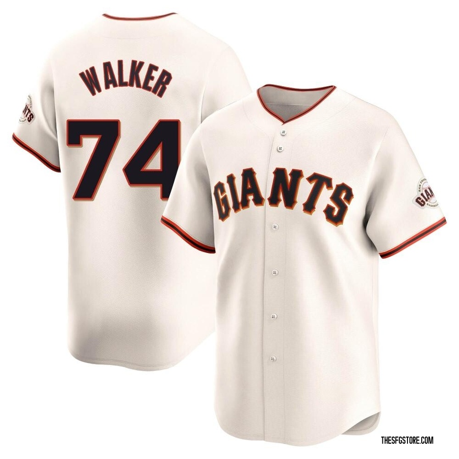 Cream Limited Ryan Walker Youth San Francisco Giants Home Jersey