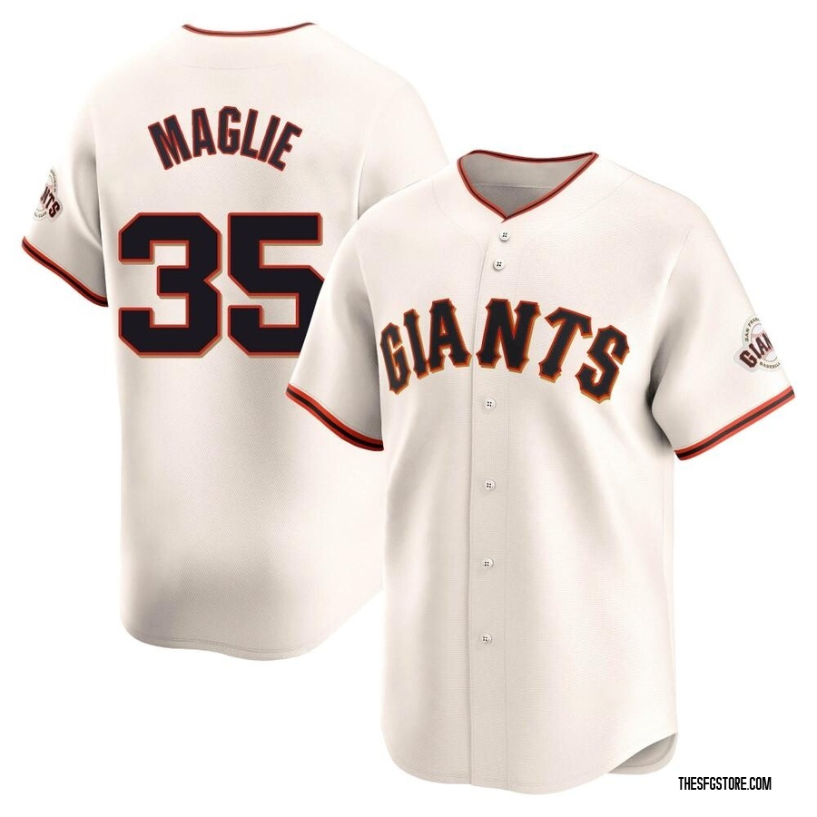 Cream Limited Sal Maglie Youth San Francisco Giants Home Jersey