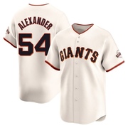 Cream Limited Scott Alexander Men's San Francisco Giants Home Jersey