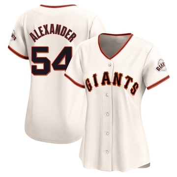 Cream Limited Scott Alexander Women's San Francisco Giants Home Jersey